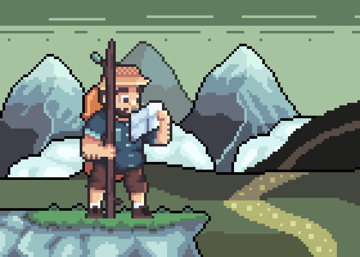 Trekking animation